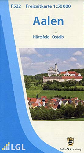 F522 Aalen: Härtsfeld Ostalb (Freizeitkarten 1:50000 / Mit Touristischen Informationen, Wander- und Radwanderungen)
