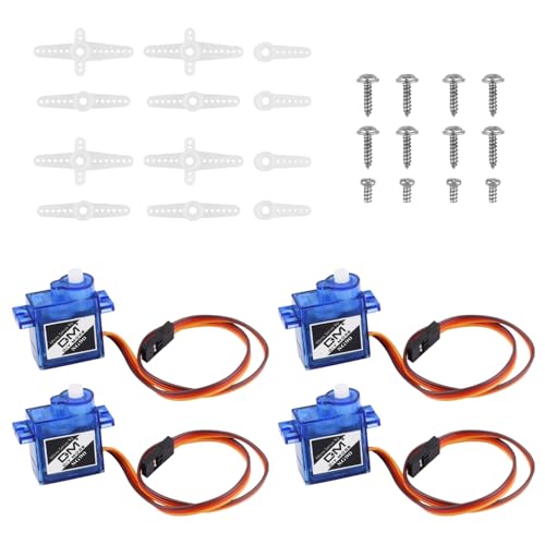 Alinan 12pcs SG90 9g Micro Servo Motor Kit – For RC Robots, Cars, Helicopters - View #5