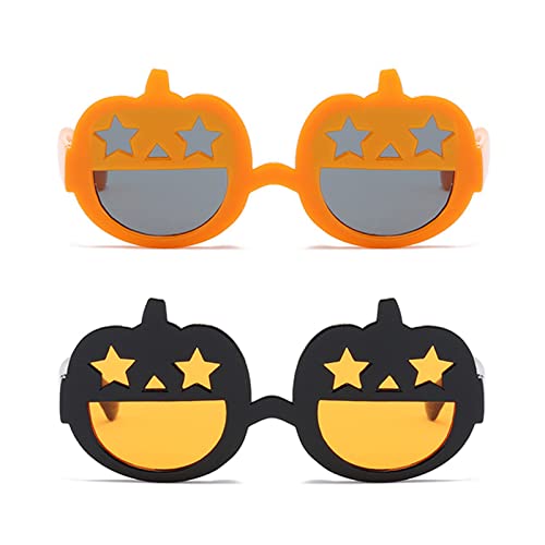 Óculos de sol engraçados para gatos Óculos de sol redondos abóbora gato hippie - cosplay de gato fof