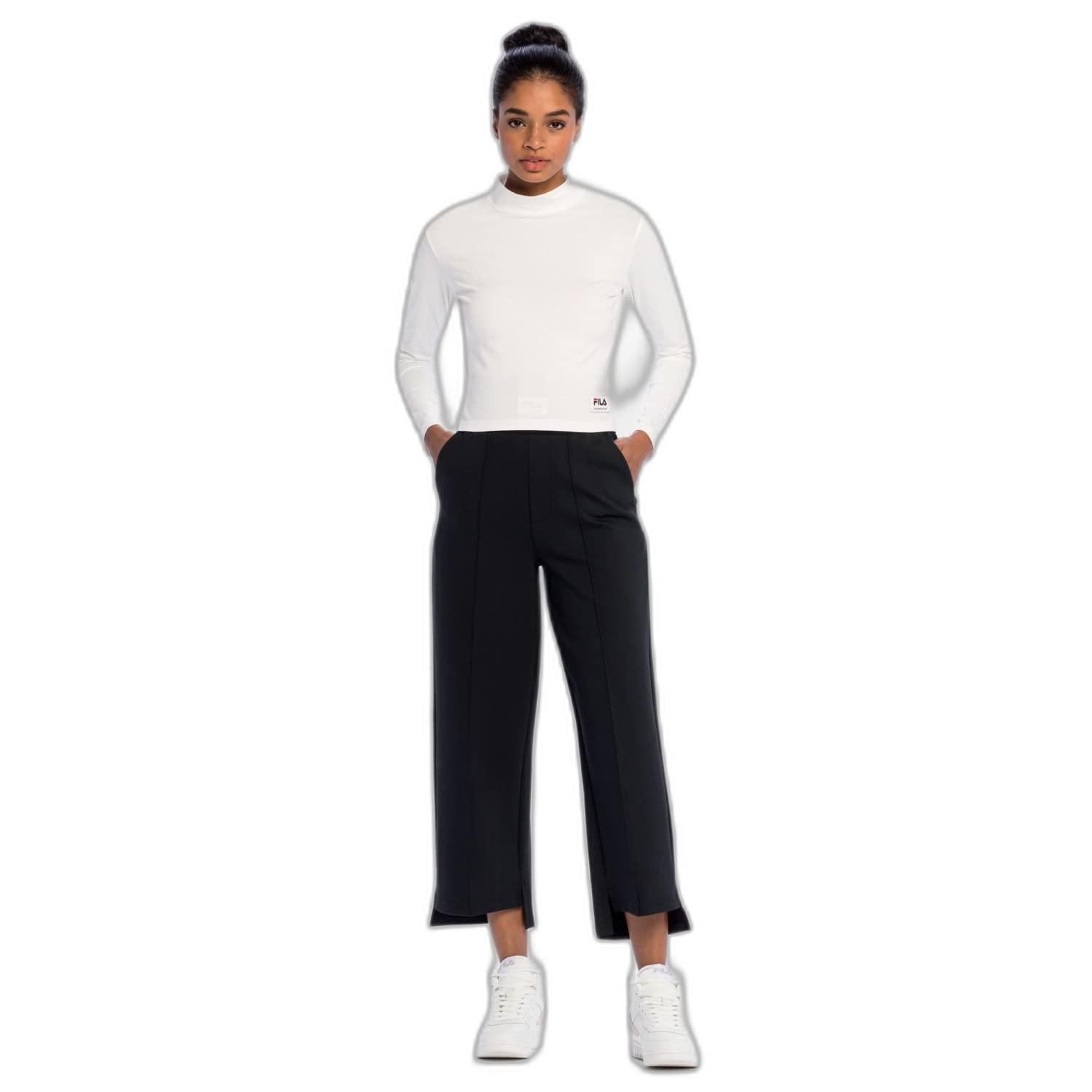 Fila Pantaloni Mimetici Tirana Copped Eleganti da Uomo Donna