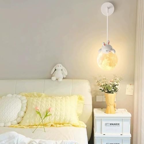 Veilleuse murale dimmable ours blanc applique 3D style scandinave - 2