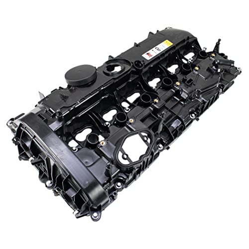 Image of TRQ Engine Valve Cover Assembly for BMW 2 3 4 5 6 7 Series 3.0L Turbo