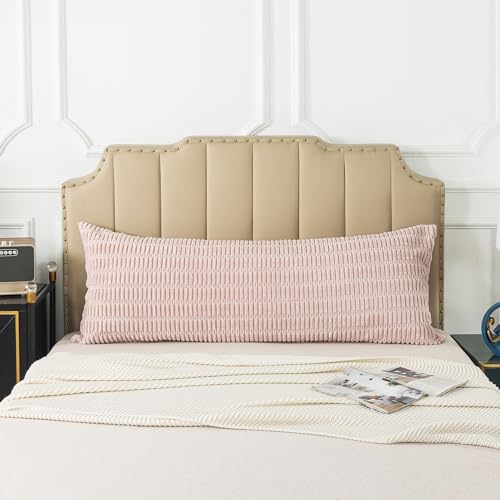KAIANG Pack of 1 Corduroy Soft Soild Body Pillow Covers Set Sofa Bedroom