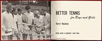Better tennis for boys and girls 0396063659 Book Cover