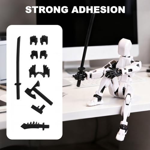 (Assembly Completed) 8 Packs Dummy13 Action Figure Set, 3D Printed ActionFigure Toy Gifts for Kids, Dummy 13,Robot 13 Action Figure Full Body Mechanical Doll Christmas Birthday Gift for Boys Girls