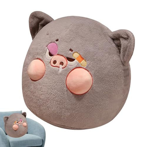 Joberio Cojín de peluche, cojines de felpa | Cojines abrazables para niños - Cojín de espalda suave con animales, cojines creativos de felpa para salón, dormitorio, coche
