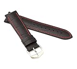 Diese weiche und elastische Materialkombination ist auch für hautsensible Personen geeignet. Alle HIRSCH Uhrenarmbänder sind sauna-getestet. Selbst die Kombination aus Hitze, Feuchtigkeit und Schweiß kann ihnen nichts anhaben – sie bleiben formstabil und angenehm zu tragen. Das Band wird mit einer hochwertigen, auswechselbaren HIRSCH Classic Design Federsteg-Schließe in polierter Ausführung aus nickelfreiem L316 Edelstahl und einem passenden Federsteg-Set geliefert.