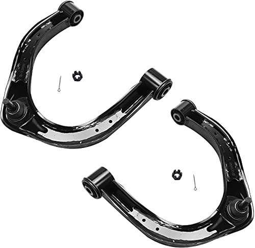 Image of Detroit Axle - Front 4pc Control Arms Kit for Nissan Titan Pathfinder Armada Infiniti QX56, 2 Upper Control Arms with Ball Joints 2 Lower Ball Joints Replacement