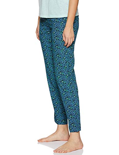 Image of Van Heusen Women's Printed Lounge Pants | Drawstrings & Side Pockets | Ultra Soft Fabric | Relaxed Fit | At home pyjamas | Everyday Comfort | Printed | Style 55306 | Available in Pack of 1 & 2
