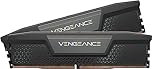 CORSAIR VENGEANCE DDR5 RAM 64GB (2x32GB) 6000MHz CL30 Intel XMP iCUE Compatible Computer Memory - Black (CMK64GX5M2B6000C30)