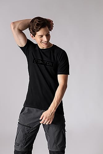Image of Trendy Men's Round Neck T-Shirt Pure Pre Combed Cotton Bio-Washed 3D Print (STM-003)