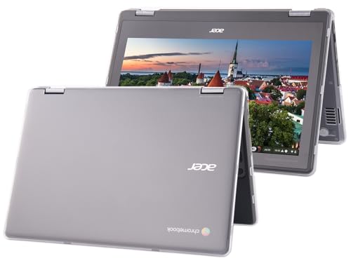 mCover Funda rígida solo compatible con computadoras portátiles 2 en 1 Acer Chromebook Spin 511 R756T Series 2023 ~ 2024 de 11.6 pulgadas (no compatible con ningún otro modelo Acer), transparente