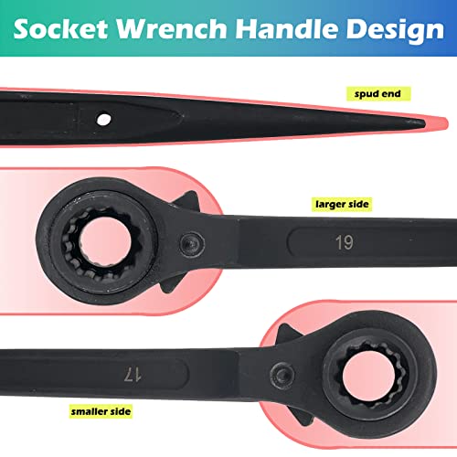 WEDO Socket Spanner 40 Chrome Vanadium Steel Socket Adapter 14 x 17 mm Length mm Spanner Black Corrosion Resistant - Image 4