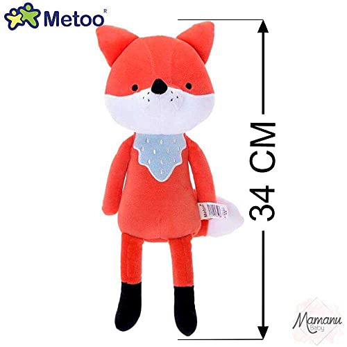 Metoo Pelúcia Metoo Raposa Laranja 22 8 Cm Laranja 22.8 Cm