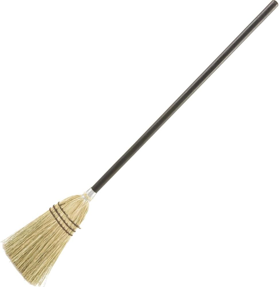 FG637300BRN Corn-Fill Lobby Broom, Brown (Pack of 12)