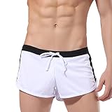 Gemini_mall® Sexy Badehose für Herren und Jungen, für den Strand, Hotspring, weiß, Medium