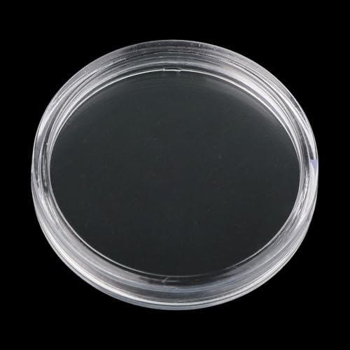 Cajas transparentes para monedas, 200 piezas, 32 mm diámetro interno miniatura 4