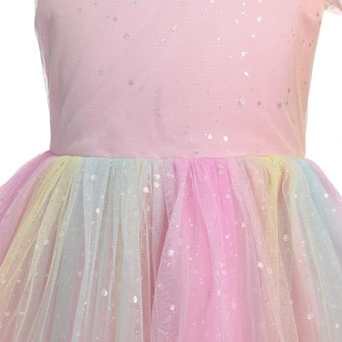 Vestido arco iris para niña ideal como regalo de cumpleaños 4