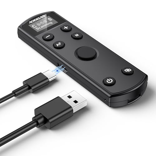 AODELAN for Canon Rechargeable Wireless Shutter Release Camera Remote Control Zoom Focus Compatible...