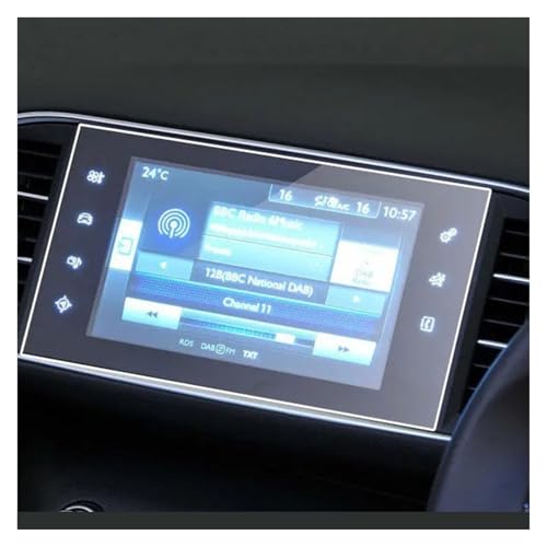Écran GPS Peugeot 308 protégé pour voyager l'esprit tranquille en famille