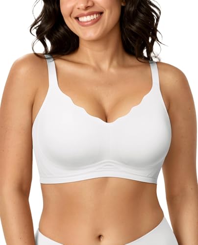 Image of OEAK Womens Wireless Jelly Bras Push Up Bralette Full Coverage No Underwire Bra Comfortable Everyday Seamless Tshirt Bras