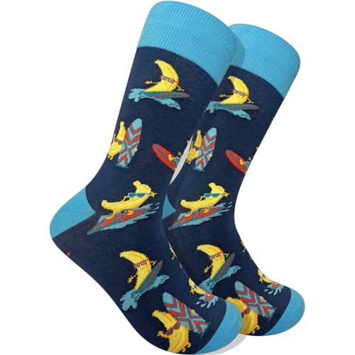 Men's Banana Socks - Premium Comfort - Surfing Banana Socks