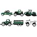 Nunafey Modello di Auto per Bambini Giocattolo di ingegneria Veicolo in Lega Modello di Auto Modello di Auto per Ragazzi Piccoli(D Green Modern Farmer Car)