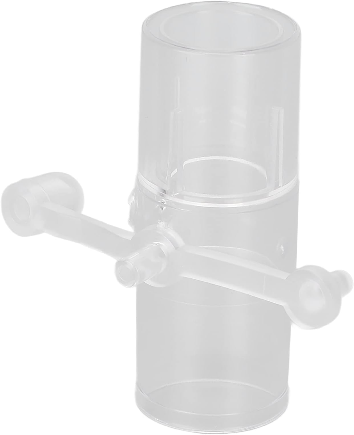 Oxygen Tube Straight Connector, Compact Plastic Oxygen Pipe Joint for for Ventilator