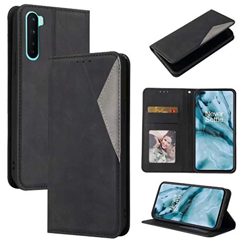 ZXL Wallet Case for OnePlus Nord,Leather Wallet Case with Card Slot and Magnetic Closure Flip Fold with Stand Compatible with for OnePlus Nord Leaf