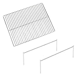 Tokyo Camp 焚き火台専用 焼き網 五徳 ロストル ステンレス バーベキューグリル 洗いやすい ワイヤー網 キャンプグリル (網(大)＋OP)