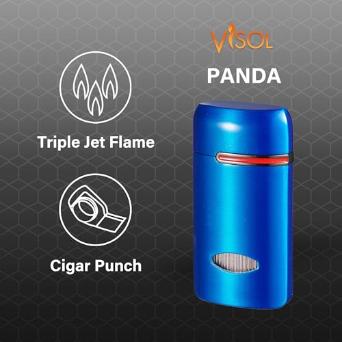 Encendedor Visol Panda Triple Llama Recargable miniatura 2