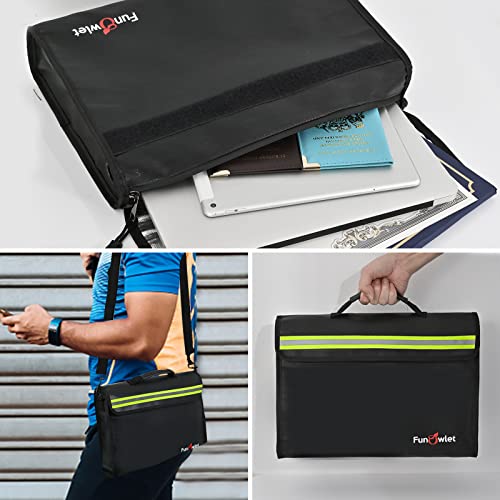Bolsa impermeable ignífuga de alta resistencia para custodia de documentos A4 6