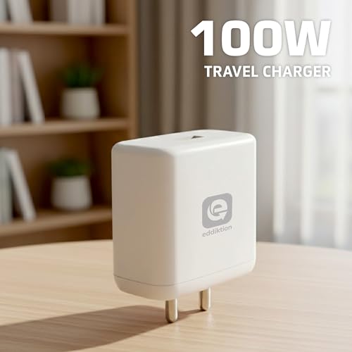 Image of Original 100Watt Super VOOC USB Fast Charger Adapter with 6A USB to Type C Cable | Super Dart, Warp, Turbo, PPS, QC 3.0 Support | Compatible with realme, OnePlus, Android
