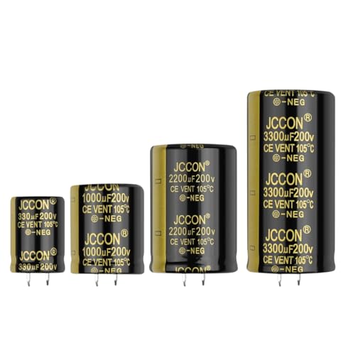 Condensateur amplificateur HiFi Jccon 200V 1000UF 2200UF 3300UF composant électronique