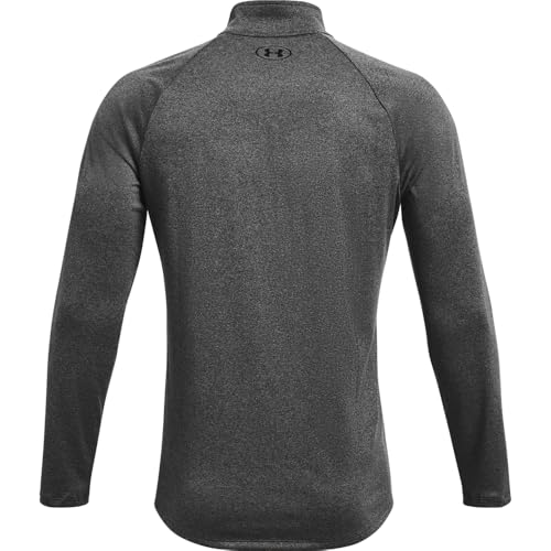 Under Armour Men's Tech 2.0 ½ Zip, Pitch Gray,Carbon Heather/Black 4X-Large Tall - image 6