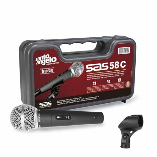 Microfone Santo Angelo Sas58c Com Case