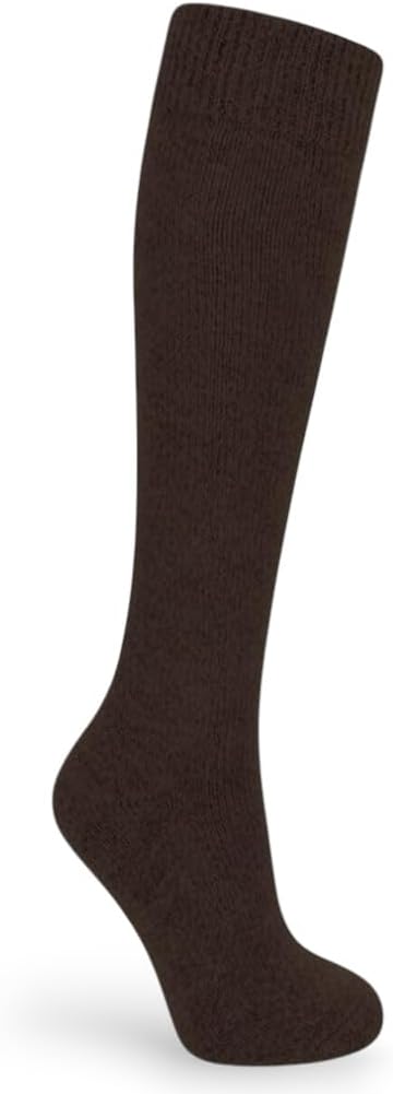 Lambswool Knee High Boot Socks for Women – Natural Thermal Winter Wool Leg Warmers, Warm & Cozy Socks