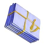 Veemoon 100pcs PVC Heat Shrink Bags 30cm Waterproof Shrink Wrap Film Industrial Sealer Pouches for Packaging for Food and Wrapping