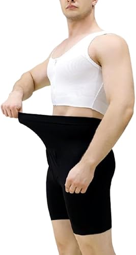 Am Direct Men's High Waist Sports Body Shaping Pants Tummy Control Butt Lift Tum