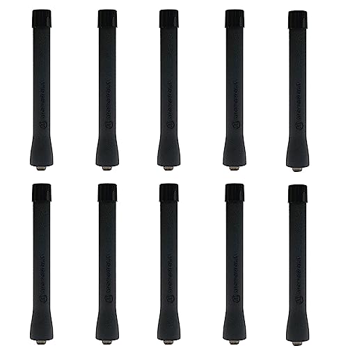 BVMAG UHF 470-520mhz Stubby Antenna for XTS5000 XTS3000 XTS2500 XTS1500 HT1000 JT1000 MTS2000 Walkie Talkie Two Way Radio 10Pack