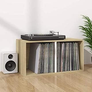 JKYOU Boîte de rangement en vinyle blanc et chêne sonoma 71 x 34 x 36 cm – Bois d’ingénierie – Dimensions : 71 x 34 x 36… - Les Beatles, Paul McCartney, John Lennon, RIngo Starr, George Harrison JKYOU Boîte de rangement en vinyle blanc et chêne sonoma 71 x 34 x 36 cm - Bois d'ingénierie - Dimensions : 71 x 34 x 36… – Image 6