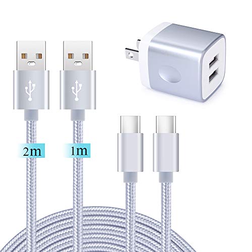最安値 2ポートusb充電器 1個 Usb Type Cケーブル1m 1本 2m 1本 Viviber Usb充電アダプター 急速充電器 タイプc 充電器 Ac Usbコンセント アンドロイドスマホ充電器 ドコモ携帯充電器 Xperia充電器 Galaxy充電器ケーブル Type C Usbケーブル Usb C Usb 2 0 ケーブル