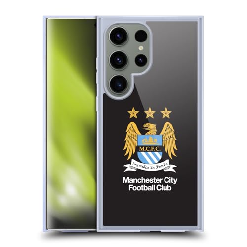 Coque Gel Manchester City pour Samsung Galaxy S24 Ultra Compatible MagSafe