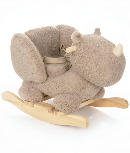 Cadeau de naissance idéal avec ce rhinocéros à bascule Nattou Lapidou - 4