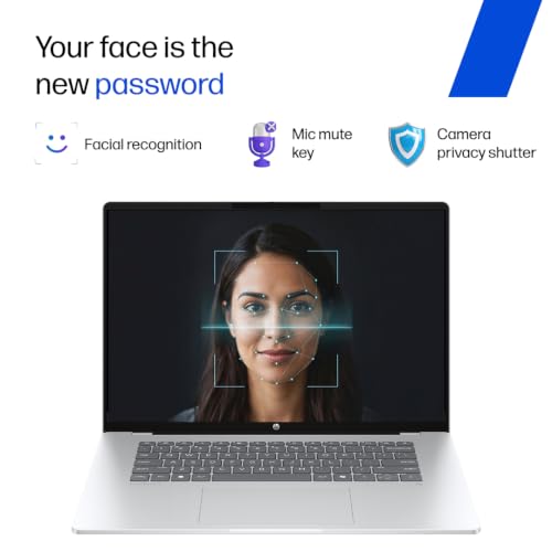 Image of HP Omnibook 5 OLED (Previously Pavilion), Snapdragon X Processor 45 Tops (16GB LPDDR5x, 1TB SSD) 2K,16'' /40.6cm, Win11, Office24, Silver, 1.59kg, fb0001QU, Multi-Day Battery AI Laptop
