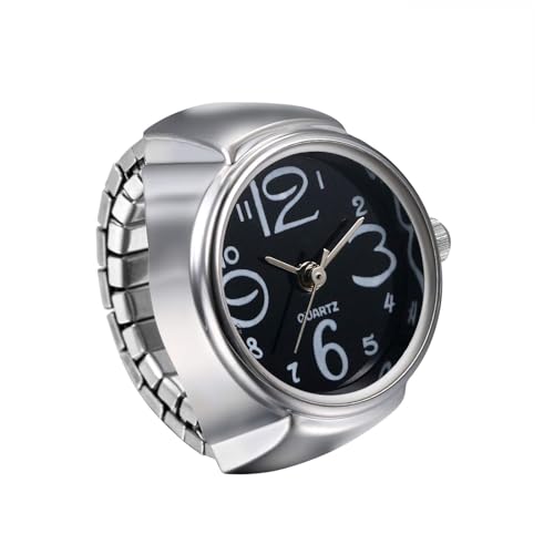 Montre bague noire pour couple d'affaires pour les réunions et événements