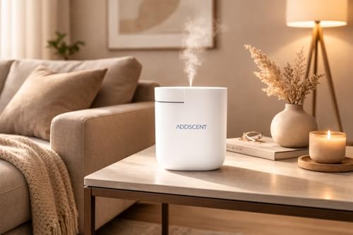 Difusor aromático eléctrico Addscent ADDSCENT-Atom blanco compacto miniatura 2