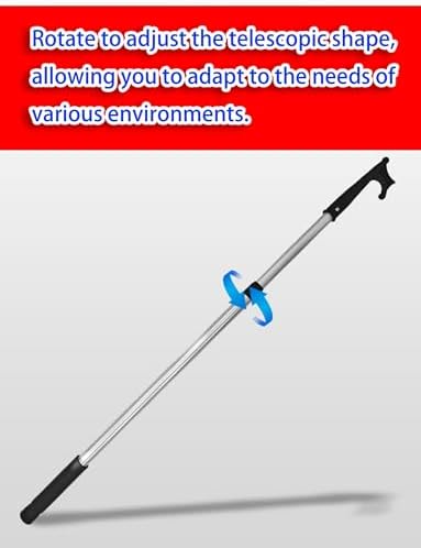 Heavy-Duty Telescoping Boat Hook - Multi-Purpose Aluminum Tool for Marine Docking, Rescue, and Salvage - Durable & Lightweight Extension for Boating Adventures