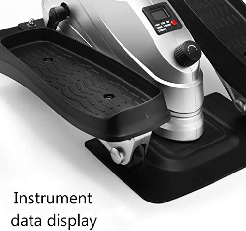 Image of Stepper in-Motion Elliptical Trainer Home Stepper with LED Display Ultra Mute Portable Wheel Design Thin Waist and Thin Legs Slimming Multifunctional Mini Fitness Pedal Machine