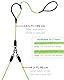PetBonus Hundeleine Doppelleine für 2 Hunde, Keine Verwicklung Robuste Nylon hundeleine, Reflektierend Doppelte Leinen für kleine mittlere Hunde 0,8 cm